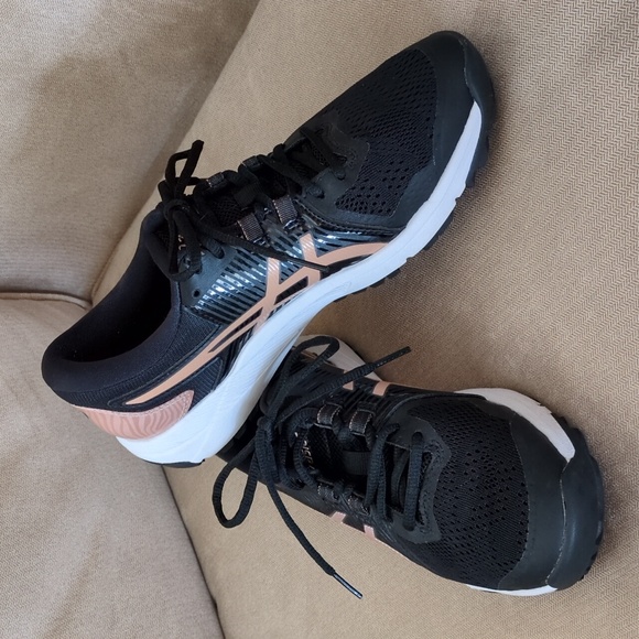 ASICS Gel Course Glide Golf Shoes In Black /Rose Gold Size 8 - Picture 2 of 10